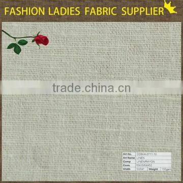 shaoxing cicheng fashion rayon linen fabric for skirt