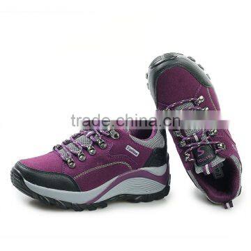New Style Purple Female Fashion Climbing Shoes Sneakers Sample for Women, Best Quality Outdoor Sport Walking Shoes Price Cheap photo-6