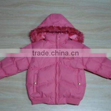 Girls' Padding Jacket In Stock photo-2