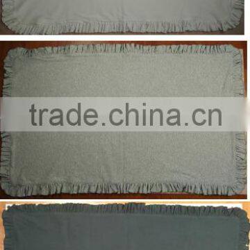 Baby Blanket Ruffle 100% Soft Cotton photo-2