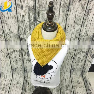 Top Sale Popular Knitted Candy Color Wool Warm Head Scarf for Kids photo-3