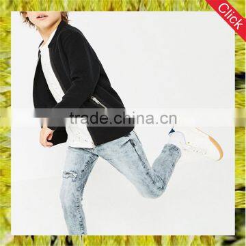 2017 wholesale fancy boys new designer kids faded ripped jeans