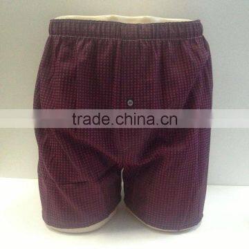 2015 fashion cheap woven boxers