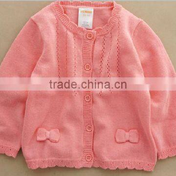 custom trendysweet cute bows infant toddler girls latest pink cardigan sweater