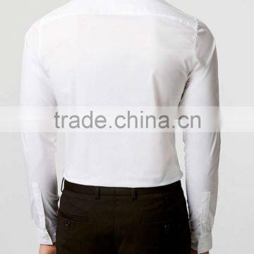 White Long Sleeve Stretch Dress Shirt photo-3