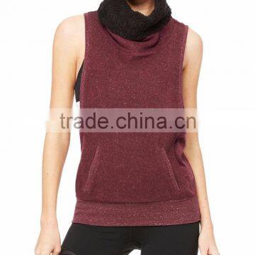 Yoga Frost Winter Vest in Black Heather For Women photo-3