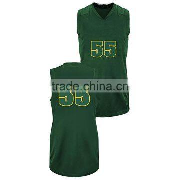 2014New basketball jersey green color