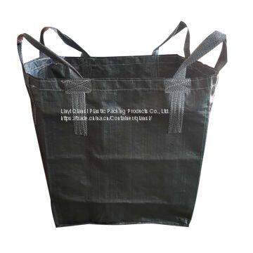 Manufacturers Directly Sell Black Bridges, Pre Pressure Bags, 90*90*100 Ton Bags, Spot Supplies Recycled Materials FIBC