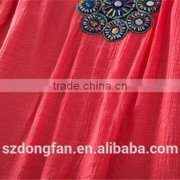 PLUS SIZE Women Cotton Short Sleeve Embroidery Loose Tee Shirt Casual Blouse Top photo-3