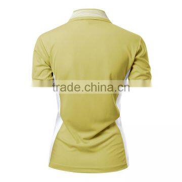 100% Polyester Dry Fit Sport Latest Design Color Combination Polo T Shirt photo-4