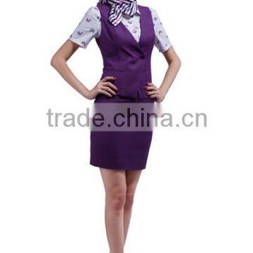 Popluar Customized Logo Design China Factory Flight Attendant Uniforms for Women photo-3