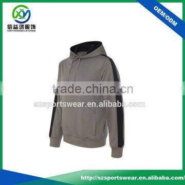 Top Quality Cotton Wholesale Pullover men fleece in side Hoody