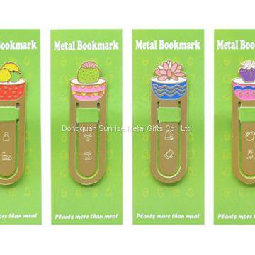 Clear Epoxy Coating Steel Bookmarks, Epoxy Coated Metal Bookmarks Factory photo-5