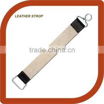 LEATHER STROP STRAP BELT SHARPENING STRAIGHT CUT THROAT SHAVING RAZOR + PASTE