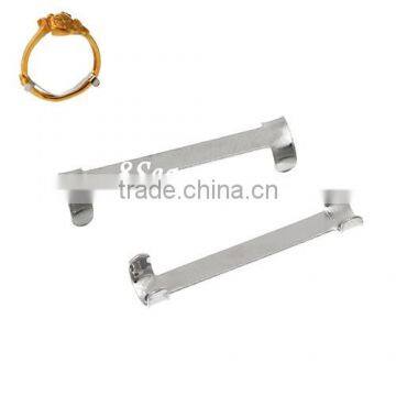 Wholesale Silver Tone Rectangle Ring Size Adjuster Reducer Resizer Clip