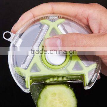 Multifunctional 3 in 1 Kitchen Peeler Grater Slicer Cooking Tools Vegetable Potato Peeler Zester Cutter Rotatable Utensil KC1072 photo-3