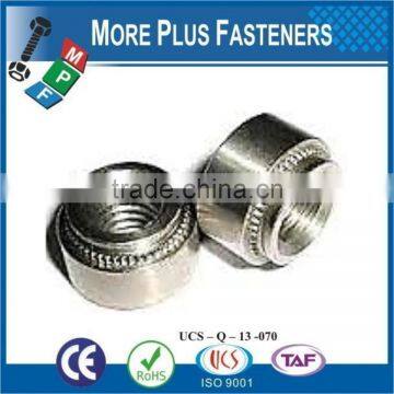 Made in Taiwan Aluminum Clear Passivated Zinc Steel Stainless Steel Nonlocking Floating Self Clinching Nut photo-5