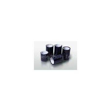 Low Tack Rigid Black PET Film Roll For Adhesive Coating , Shielding