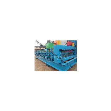 High Efficiency Double Layer Cold Roll Forming Machine for Roofing Tile / Wall Panel