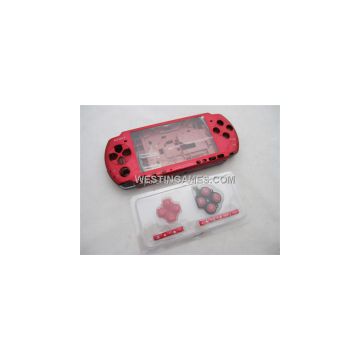 Completa carcasa Shell caso reemplazo Red para PSP 3000