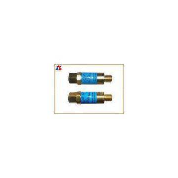 1 / 4 Brass Oxygen Gas Flashback Arrestor For Acetylence , Mini-hole Heat Dissipation