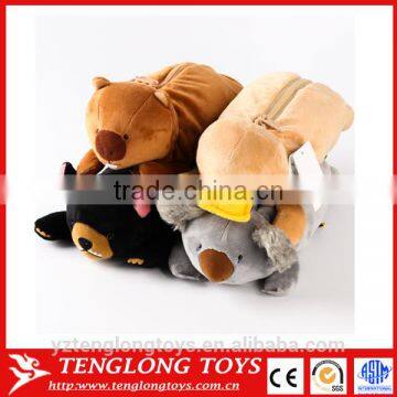 Customzied plush stuffed animal Platypus Koala pencil case