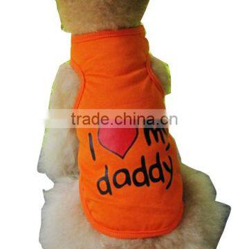 Orange Pet Coat Sweet Dog Cloth Costume