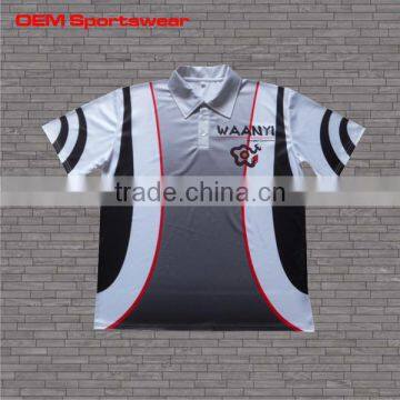 Sports uniforms polo t shirt sublimation as custom designing