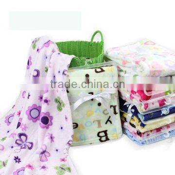 wholesale baby soft thick fleece blanket