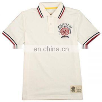 Custom men classic pure color cotton polo shirt