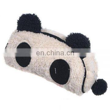 Top Selling Low MOQ Pencil Bag With Zip Custom Fashion Cute Plush Panda Wholesale Pencil Case photo-3