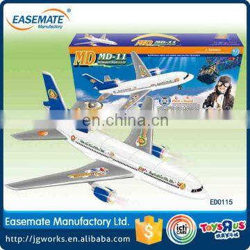 Music light Battery operated toy plane,BO Plane