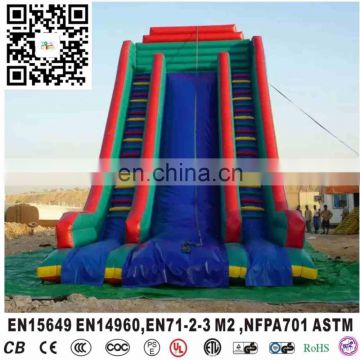 Commercial inflatable customized dry slide for kids and adults for sale