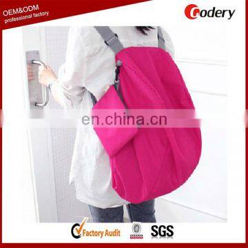 Super larger capacity foldable korean school bag