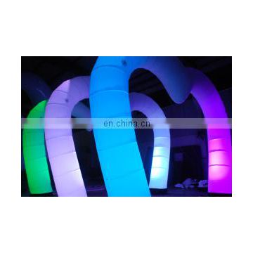 Wedding inflatable arch light 2016/stage decoration led inflatable arch wiht led light