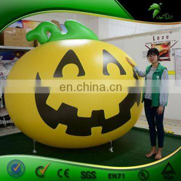 Giant Pumpkin Shape Inflatable Halloween Decorative Balloon Pumpkin Replica Party Display Inflatables