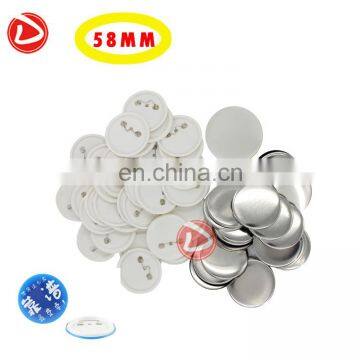 Badge machine makers Badge Material of 58mm pin button badge componets Factory direct sale