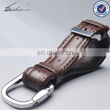 WHOLESALE CAR DECORATION MEN FULL GRAIN COW LEATHER KEYCHAIN