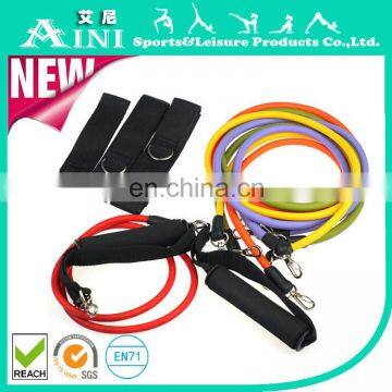 Exercise Yoga Ftiness Tube Stretch Bands Exercise Set,latex Rubber Tube photo-3