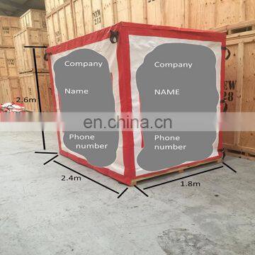 0.35mm Printed PVC Tarp for Waterproof & Dustproof Pallet Cover