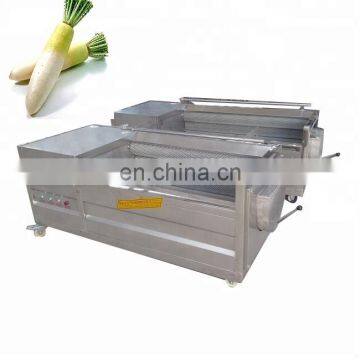 Guava Cleaning Brushing Machine Stainless Steel sweet potato Cleaning Machine Cactus fruit Washing Machine