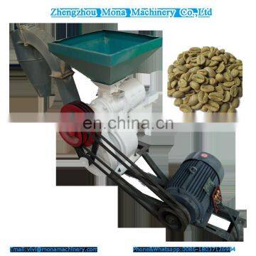 Dry coffee bean sheller/dehuller/husker/shelling/dehulling machine(skype:vivi151988)