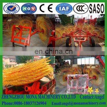 2016 New design rotary finger wheel lawn mower hay rake/hayrakes for sales