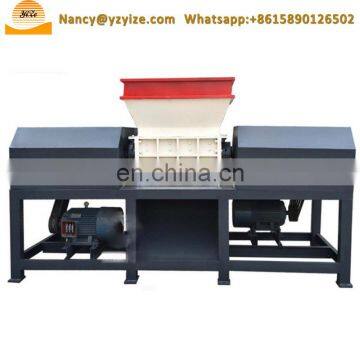 Double Shaft Plastic Shredder Blade Machine Tire Barrel Recycling Shredder photo-7
