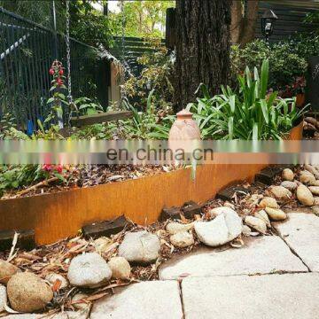 Metal Lawn Edging Weathering CORTEN Steel for Garden photo-7