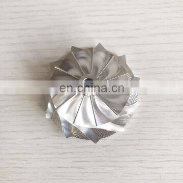 CT26 11+0 blades 43.08/58.03mm turbocharger milling/aluminum 2618/billet compressor wheel