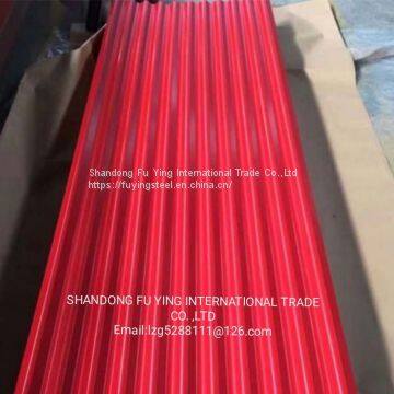 BWG32 pre-painted   color corrugated steel sheets