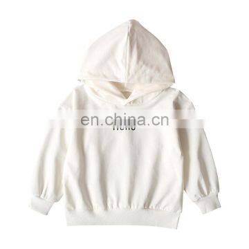 Custom Logo 100% Cotton Kids Pullover Hoodies photo-2