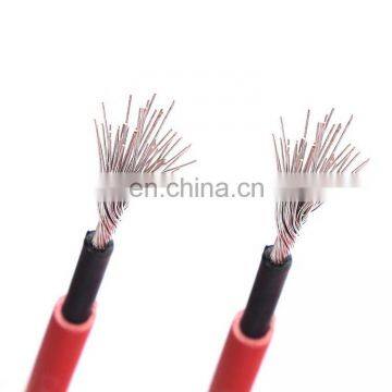 PV1-F  XLPE photovoltaic TUV 4mm2 4mm twin core electric cable 6mm solar  pv cable