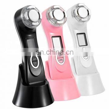 Multifunction Color Photon RF Vibration EMS Massage Cleaning Instrument Electronic Beauty Instrument photo-2